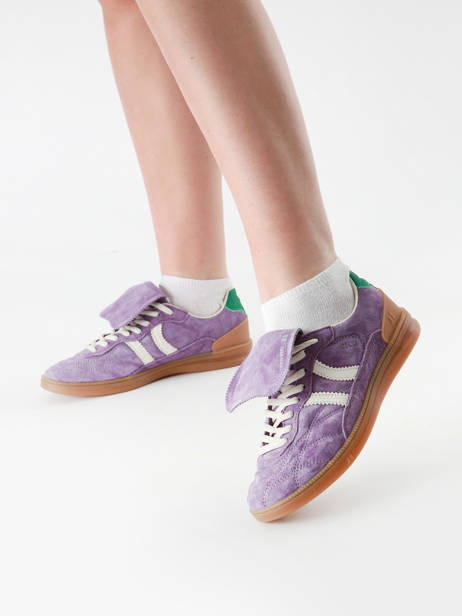 Sneakers Becks X En Cuir Coolway Violet women 7603185 vue secondaire 1
