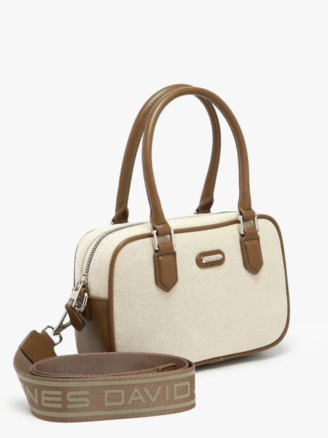 Sac Porté Main Et Bandoulière Deauville David jones Beige deauville CM7340 vue secondaire 2
