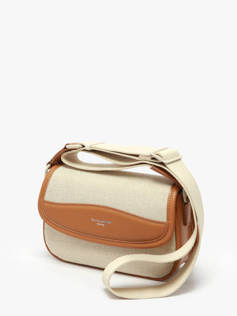 Sac Bandoulière Deauville David jones Marron deauville CM7461 vue secondaire 2