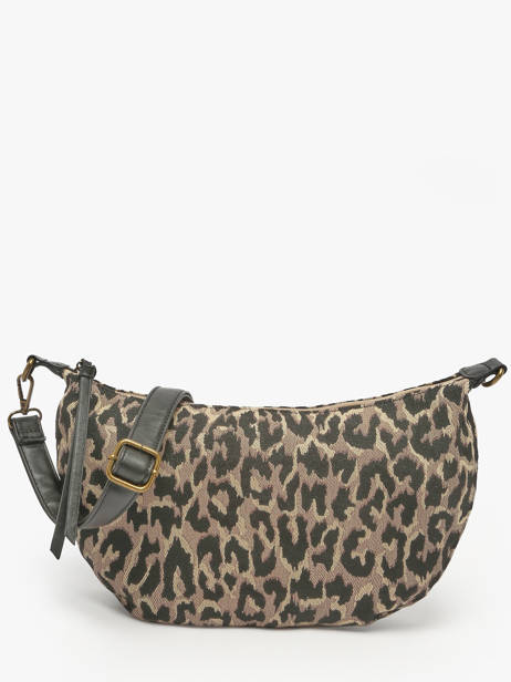 Sac BandouliÃ¨re Leopard Polyester Miniprix Beige leopard 6243