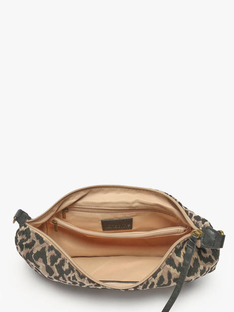 Sac BandouliÃ¨re Leopard Polyester Miniprix Beige leopard 6243 vue secondaire 2