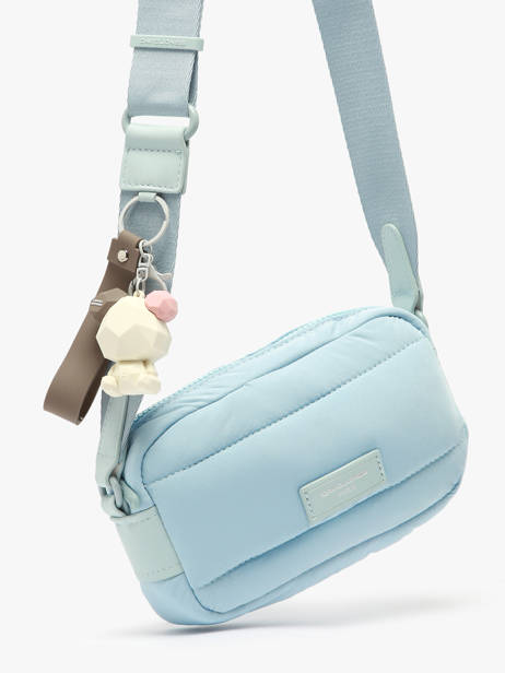 Sac Bandoulière Plum Polyester David jones Bleu plum CM7475 vue secondaire 2