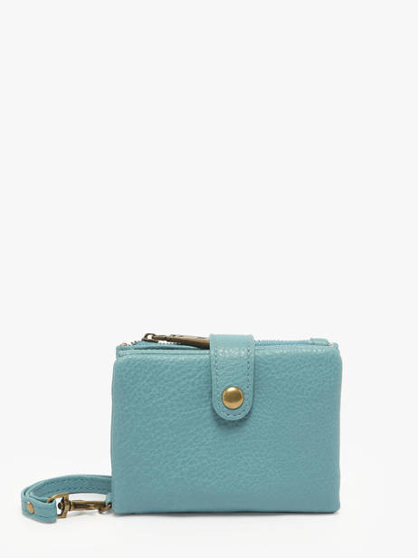 Coin Purse With Card Holder Miniprix Blue soft 376