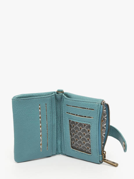 Coin Purse With Card Holder Miniprix Blue soft 376 other view 1