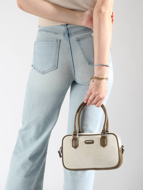 Sac Porté Main Et Bandoulière Deauville David jones Beige deauville CM7340 vue secondaire 1