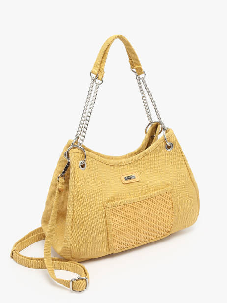 Sac Porté épaule Moana Les tropeziennes Jaune moana TZ01 vue secondaire 2