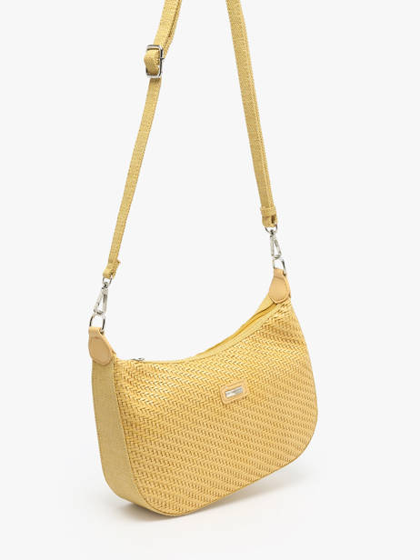 Sac Bandoulière Moana Les tropeziennes Jaune moana TZ02 vue secondaire 2