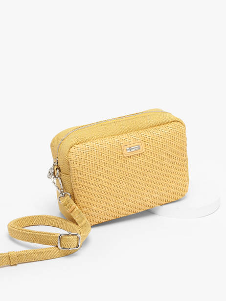 Sac Bandoulière Moana Les tropeziennes Jaune moana TZ04 vue secondaire 2