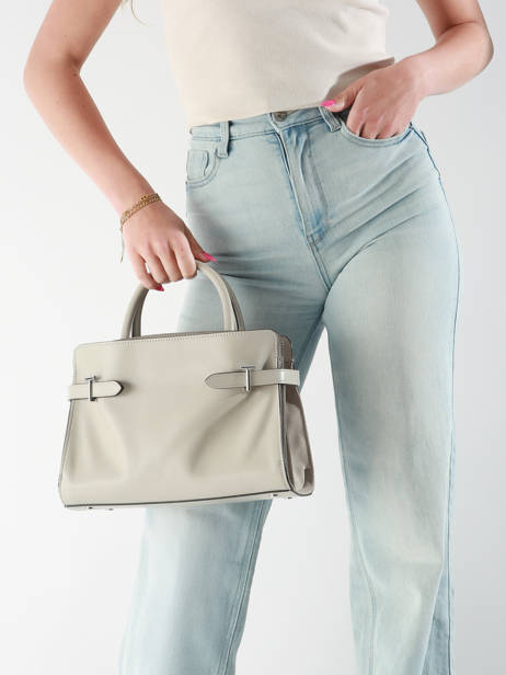 Sac Porté Main Emie Cuir Le tanneur Gris emie TEMI16M1 vue secondaire 1