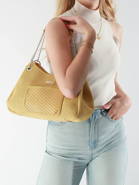 Sac Porté épaule Moana Les tropeziennes Jaune moana TZ01 vue secondaire 1