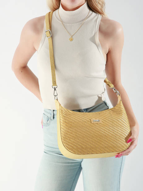 Sac Bandoulière Moana Les tropeziennes Jaune moana TZ02 vue secondaire 1
