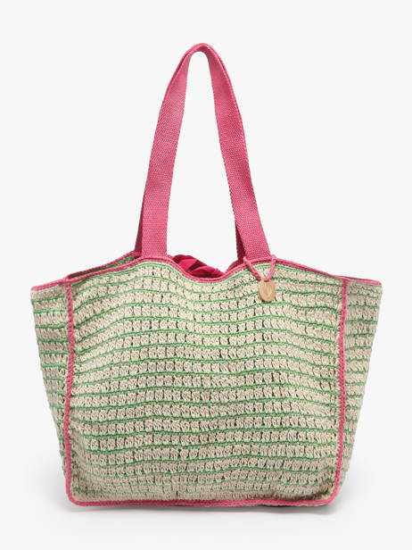 Sac Porté épaule Over The Rainbow Coton Le voyage en panier Vert over the rainbow PM870
