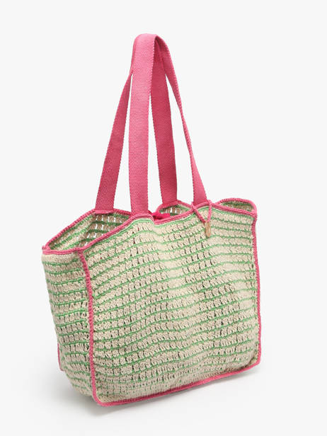 Sac Porté épaule Over The Rainbow Coton Le voyage en panier Vert over the rainbow PM870 vue secondaire 2