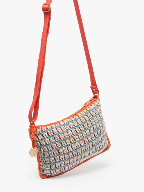 Sac Bandoulière Over The Rainbow Coton Le voyage en panier Bleu over the rainbow PM871 vue secondaire 2