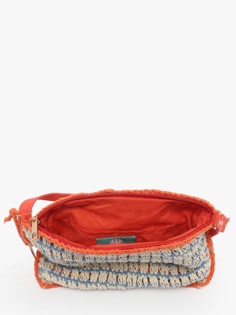 Sac Bandoulière Over The Rainbow Coton Le voyage en panier Bleu over the rainbow PM871 vue secondaire 3