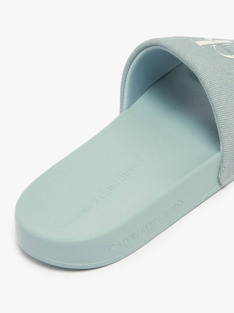 Claquettes Calvin klein jeans Bleu accessoires 183501H vue secondaire 3