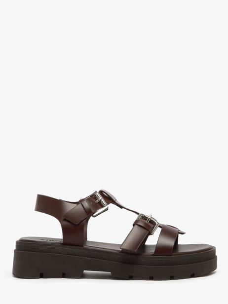 Sandales Teresa En Cuir Nuyou Marron women 37121