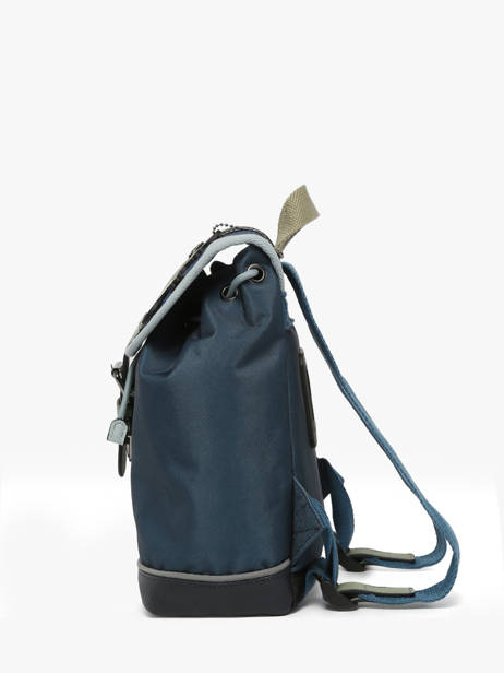 Sac à Dos 1 Compartiment Cameleon Vert vintage urban SD25 vue secondaire 2