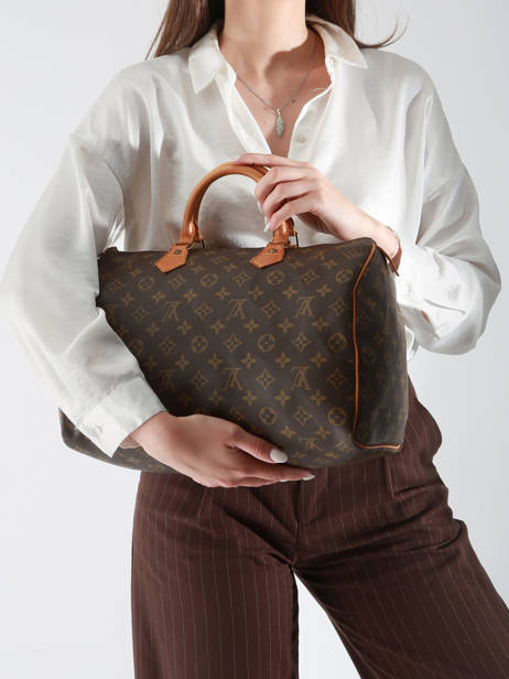 Preloved Louis Vuitton Speedy 30 Monogram Satchel Louis vuitton Brown second life 1345894 other view 1