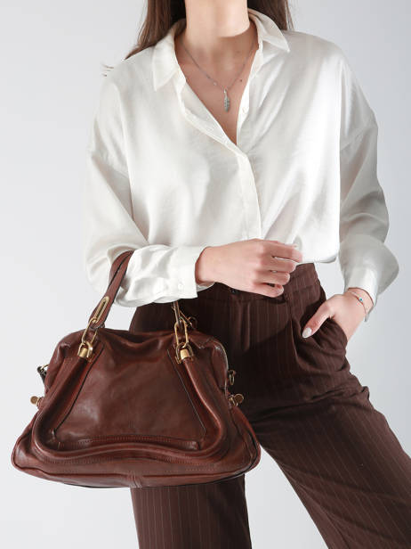 Preloved Leather Paraty Satchel Chloe Brown second life 1318008 other view 2