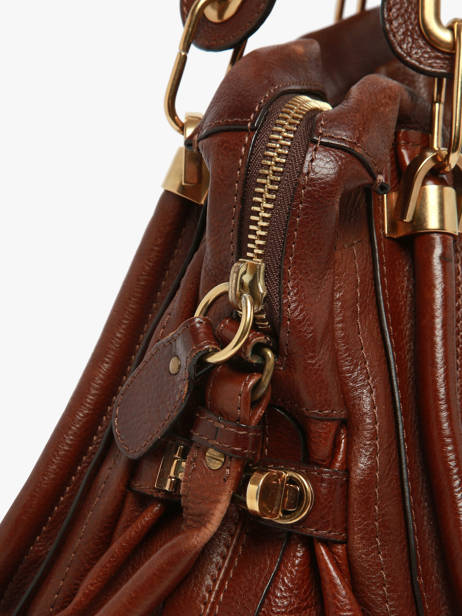 Preloved Leather Paraty Satchel Chloe Brown second life 1318008 other view 3