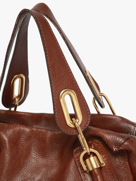 Preloved Leather Paraty Satchel Chloe Brown second life 1318008 other view 4