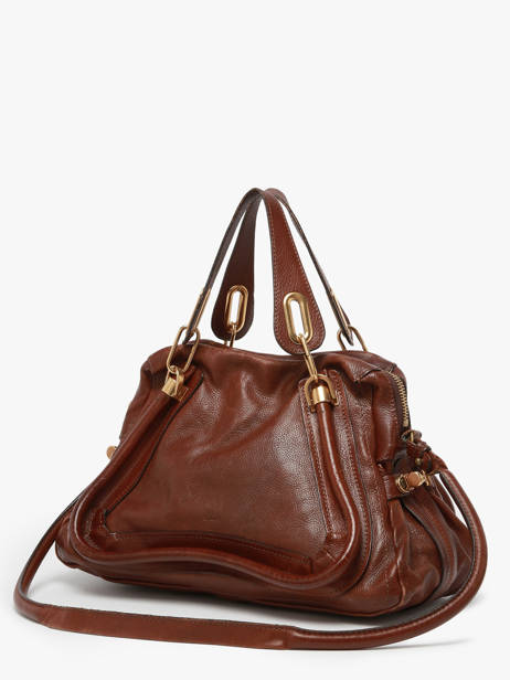 Preloved Leather Paraty Satchel Chloe Brown second life 1318008 other view 5