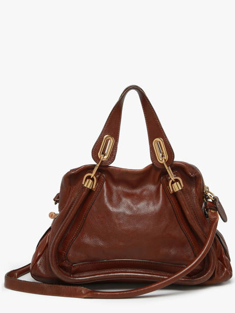 Preloved Leather Paraty Satchel Chloe Brown second life 1318008 other view 7