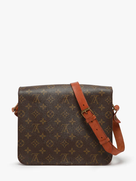 Preloved Cartouchière Monogram Crossbody Bag Louis vuitton Brown second life 1217065 other view 7