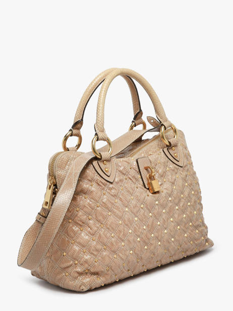 Preloved Leather Padlock Satchel Marc jacobs Beige second life 1253314 other view 5