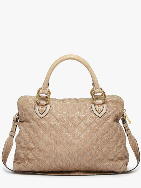 Preloved Leather Padlock Satchel Marc jacobs Beige second life 1253314 other view 7