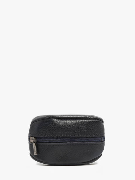 Porte-monnaie Madras Cuir Etrier Bleu madras EMAD043