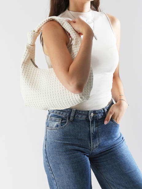 Sac Porté épaule Tresse Miniprix Blanc tresse 25022 vue secondaire 1