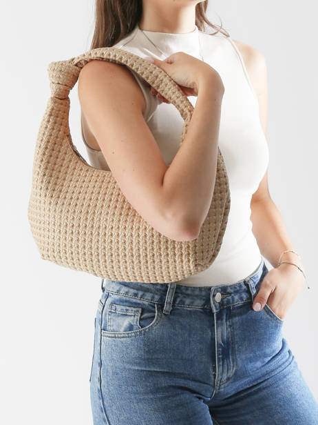 Sac Porté épaule Tresse Miniprix Beige tresse 25022 vue secondaire 1