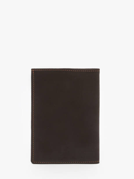 Portefeuille Oil Cuir Etrier Marron oil EOIL528 vue secondaire 3