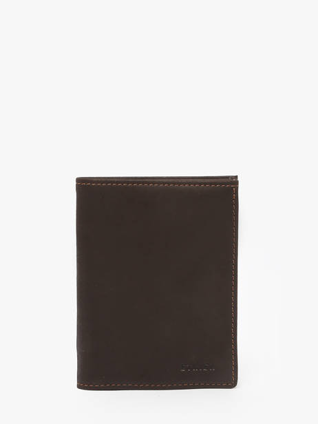 Portefeuille Oil Cuir Etrier Marron oil EOIL140