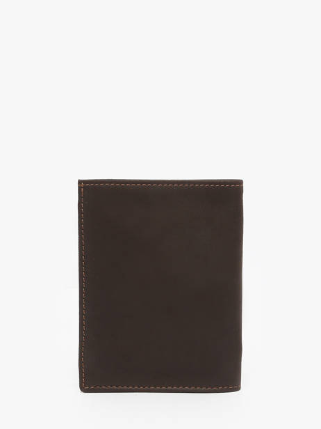 Portefeuille Oil Cuir Etrier Marron oil EOIL140 vue secondaire 3