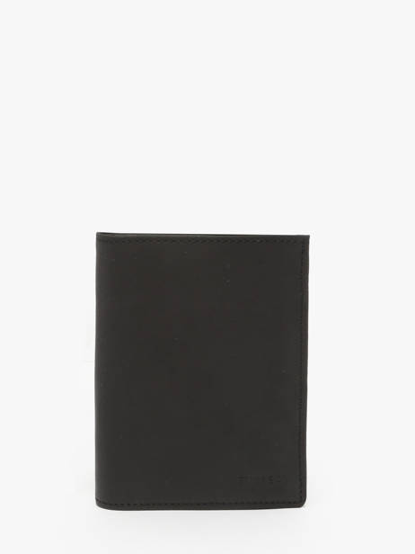 Portefeuille Porte-monnaie Oil Cuir Etrier Noir oil EOIL142