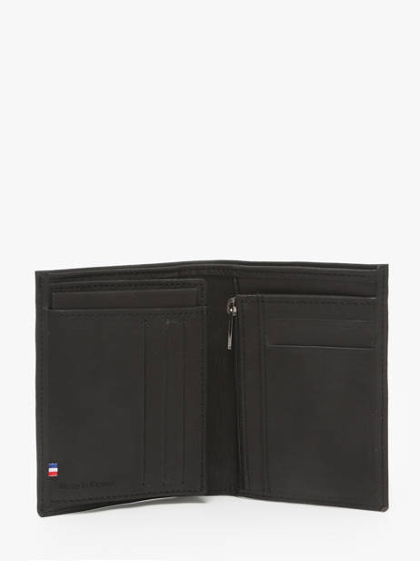 Portefeuille Porte-monnaie Oil Cuir Etrier Noir oil EOIL142 vue secondaire 1