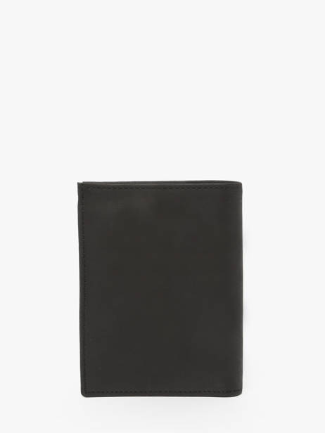 Portefeuille Porte-monnaie Oil Cuir Etrier Noir oil EOIL142 vue secondaire 3