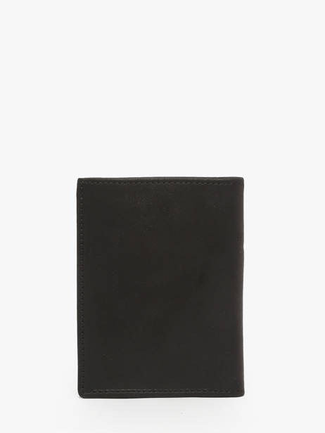 Portefeuille Porte-monnaie Oil Cuir Etrier Noir oil EOIL247 vue secondaire 3