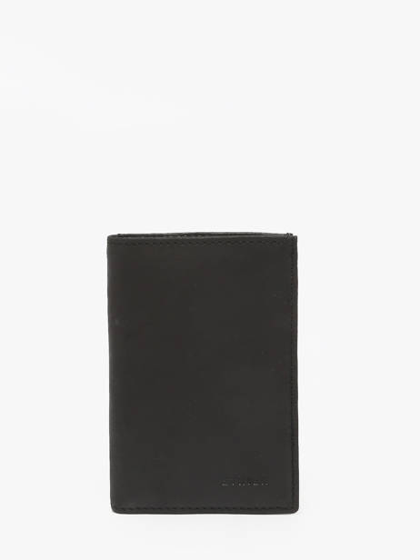 Portefeuille Porte-monnaie Oil Cuir Etrier Noir oil EOIL027