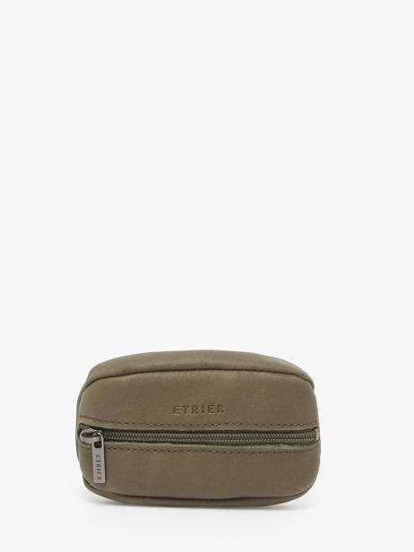 Porte-monnaie Oil Cuir Etrier Vert oil EOIL043