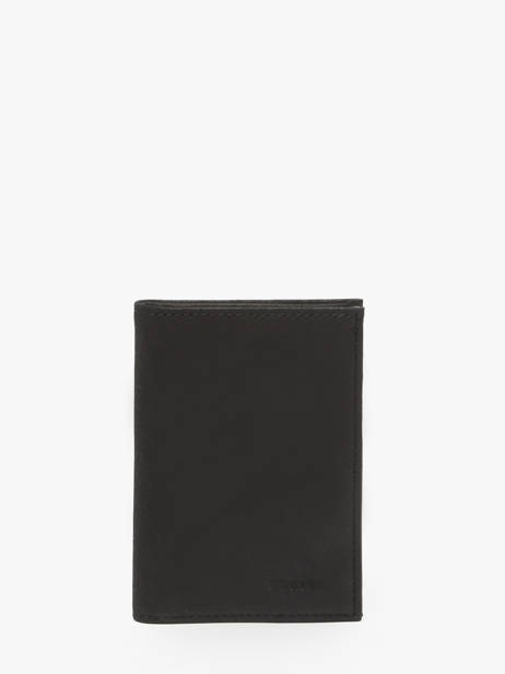 Portefeuille Porte-monnaie Oil Cuir Etrier Noir oil EOIL5007