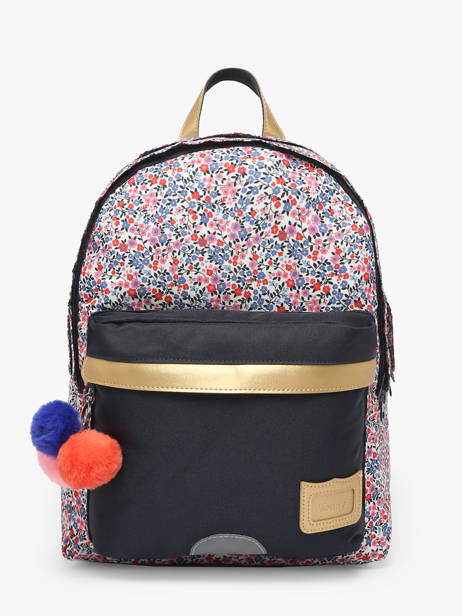 2-compartment Backpack Tann's Blue les fantaisies f 63265