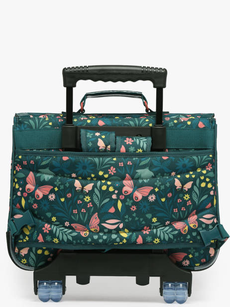 Cartable à Roulettes 2 Compartiments Tann's Vert les fantaisies f 42266 vue secondaire 5
