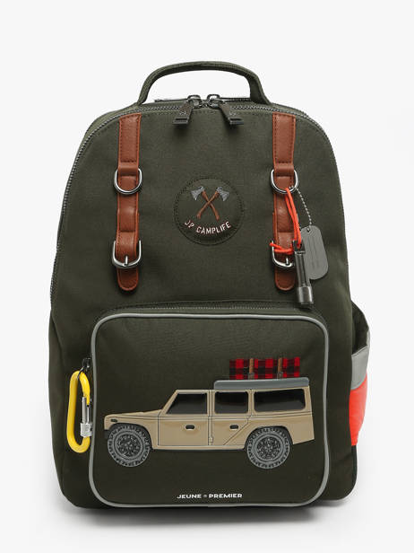 1 Compartment Backpack Jeune premier Green daydream boys B