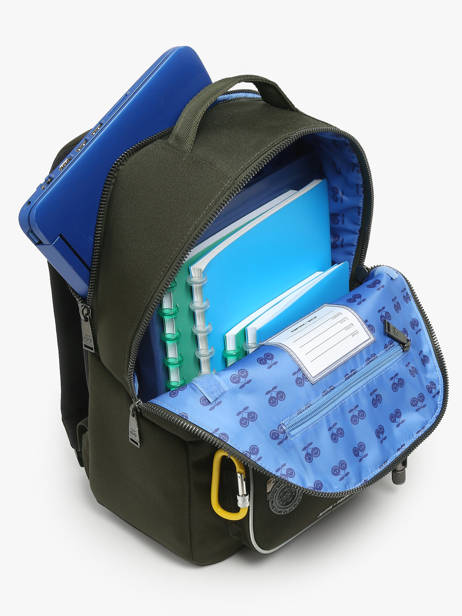 1 Compartment Backpack Jeune premier Green daydream boys B other view 3