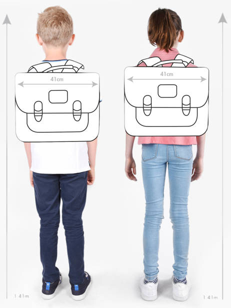 Cartable 1 Compartiment Kipling Gris back to school KI6891 vue secondaire 1