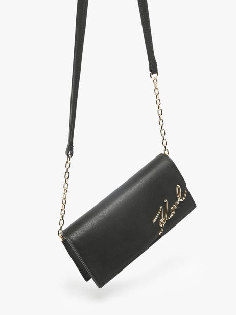 Shoulder Bag K Signature Leather Karl lagerfeld Black k signature A3W32021 other view 1